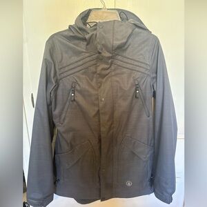 Volcom Gray Hooded Jacket